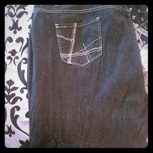 Plus size jeans for women.
